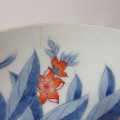 Lot 32 - Vintage Chinoiserie Ceramic Blossoms Asian Bowl 9