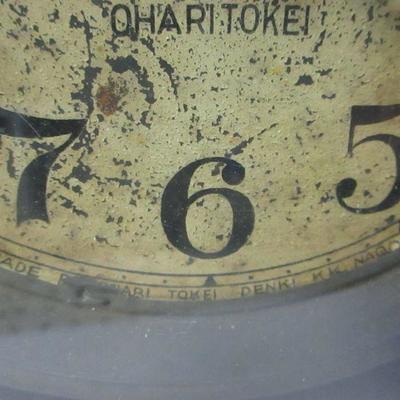 Lot 43 - Antique Aichi Tokei Denkki Mantle Clock, Made in Japan