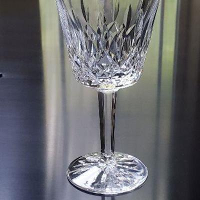 Set of 10 Lismore Waterford Crystal Wine Glasses - matching set all excellent condition
