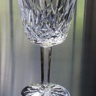 Set of 10 Lismore Waterford Crystal Wine Glasses - matching set all excellent condition