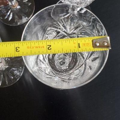 Set of 10 Lismore Waterford Crystal Wine Glasses - matching set all excellent condition
