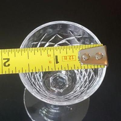 Set of 6 Lismore Waterford Crystal Cordial Glasses - matching set all excellent condition. 