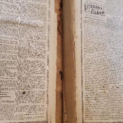 Street & Smith's Literary Album late 1860's new York. 100's of pages,