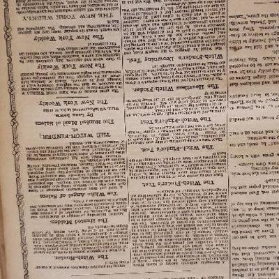 Street & Smith's Literary Album late 1860's new York. 100's of pages,