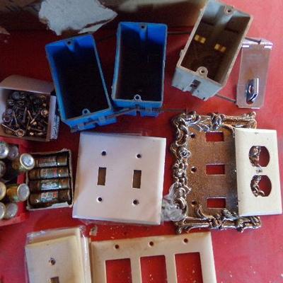 WS-27  LIGHT SWITCH BOXES & COVERS AND OTHER HARDWARE.