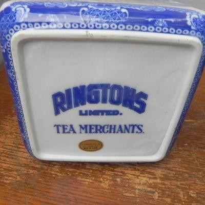 LOT 256  TEAPOT AND CANISTER