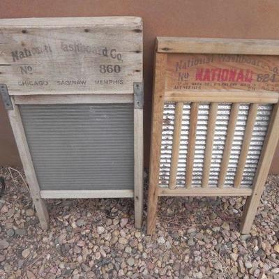 LOT 254  TWO WASH BOARDS