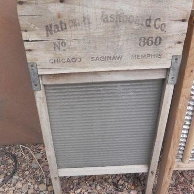 LOT 254  TWO WASH BOARDS