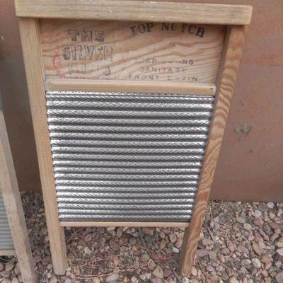 LOT 254  TWO WASH BOARDS