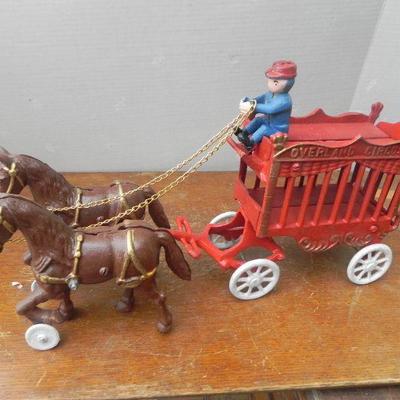 LOT 294  HORSE DRAWN CIRCUS CAGE WAGON