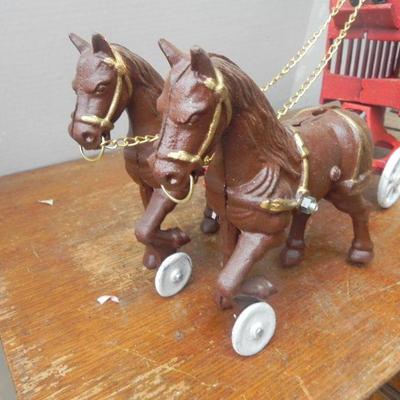 LOT 294  HORSE DRAWN CIRCUS CAGE WAGON