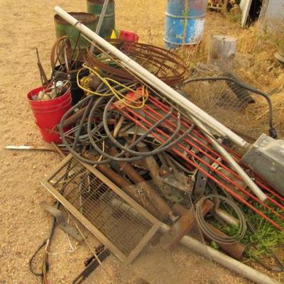 F-17  SCRAP PILE BY WORKSHOP