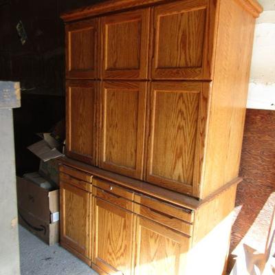 G-21  DESK ARMOIRE