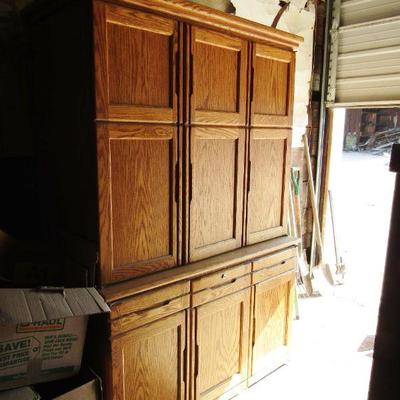 G-21  DESK ARMOIRE