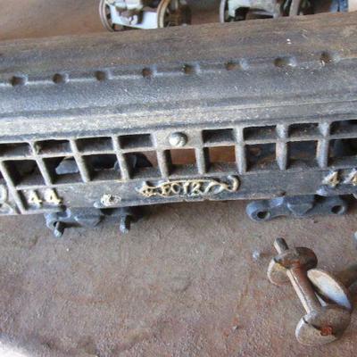 G-22  THREE CAST IRON VEHICLES