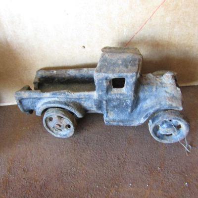 G-22  THREE CAST IRON VEHICLES