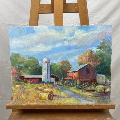 252: Two Original Oil Paintings by Jean Ranney Smith