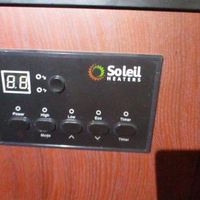 Lot 227 Soleil Heater With Remote & Owners Manuel 