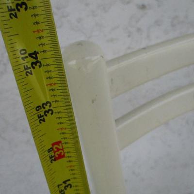 Lot 229 - White Rattan Stool 