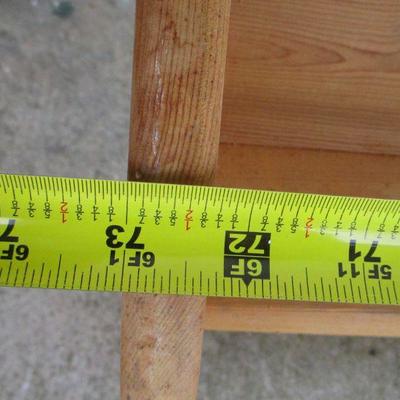 Lot 230 - Wooden Display Shelf 73"