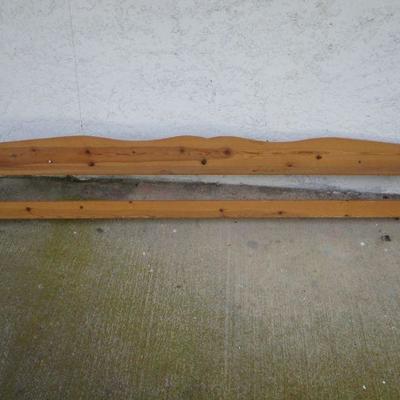 Lot 230 - Wooden Display Shelf 73"