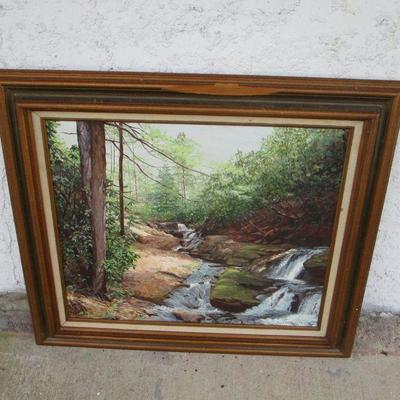 Lot 231 - Framed Pearl Sheldrick Painting 31" x 28"