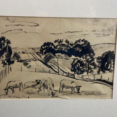 262 Original Sketch by Glen Ranney