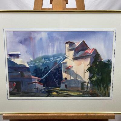 268 Signed Original Watercolor by Peggy Blades 