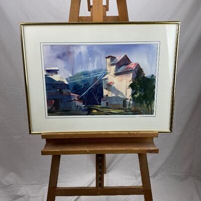 268 Signed Original Watercolor by Peggy Blades 