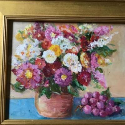 289 Original Still Life Oil Painting by Jean Ranney Smith 