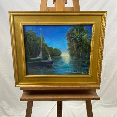 297 Original Oil Painting by Jean Ranney Smith ‘03