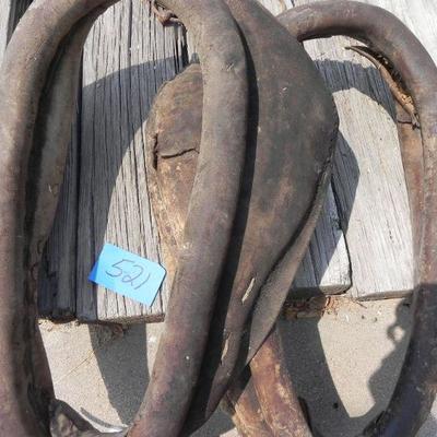 S2-24  HORSE COLLARS AND HARNESSES' 