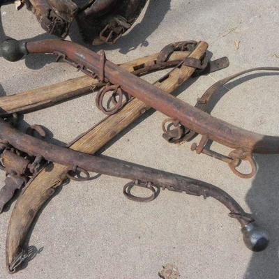 S2-24  HORSE COLLARS AND HARNESSES' 