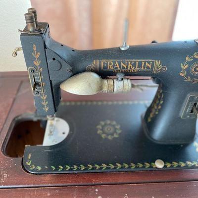Franklin (Sears) Sewing Machine in Desk Case 