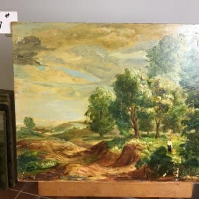 307 Signed Original Oil Painting on a Board by Glen Ranney