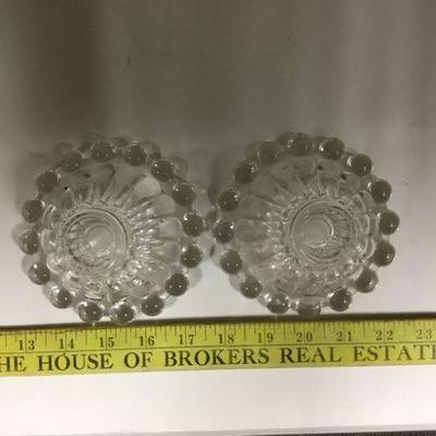 Bubble Edge Candle Holders