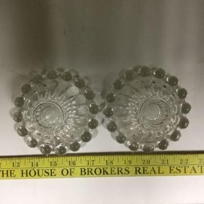 Bubble Edge Candle Holders