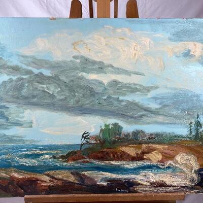 309 Signed Original Oil Painting on a Board of 
