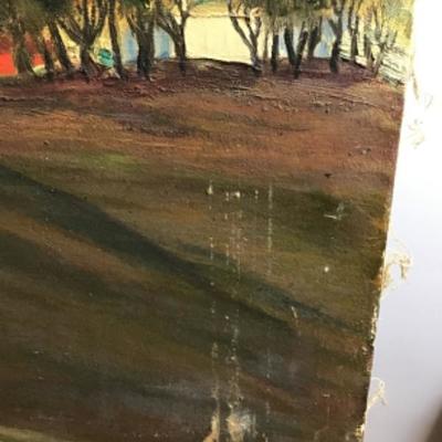 310 Signed Original Oil Landscape Painting by Glen Ranney 1943