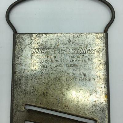 Vintage Handheld Slaw & Vegetable Slicer Cutter
