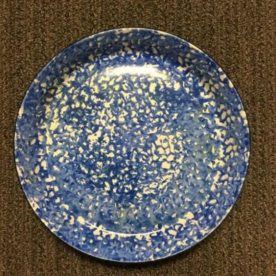 Blue Stangl Town & Country Pie Plate