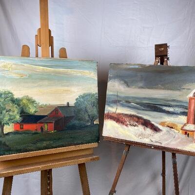 315: Two Signed Original Oil Paintings by Glen Ranney