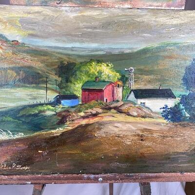 316. Five Signed Original Oil Paintings by Glen Ranney