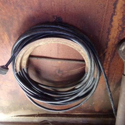 WS-44  OIL PAN, LARGE WRENCH AND GAS CAN