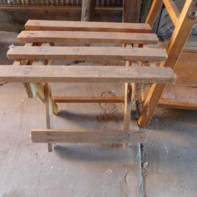 WS-46  WOODEN HIGH CHAIR THAT CONVERTS TO DESK