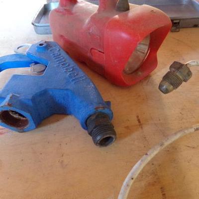 WS-48  VINTAGE TORCH & WATER VALVE HANDLE