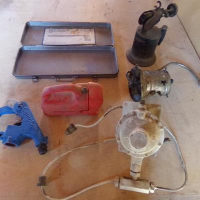 WS-48  VINTAGE TORCH & WATER VALVE HANDLE