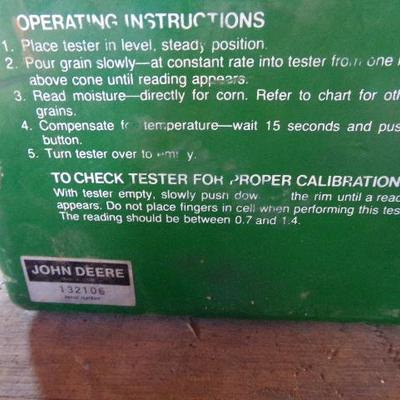 WS-50  JOHN DEERE MOISTURE TESTER AND FUEL FILTER ELEMENT
