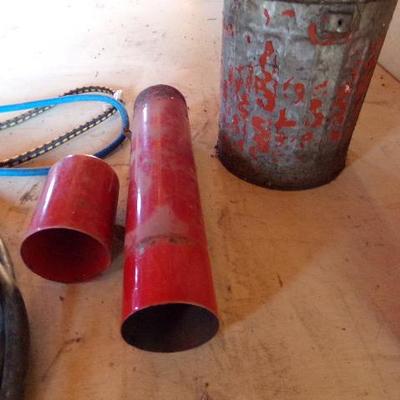 WS-52  EXTENSION CORD AND KEROSENE CAN