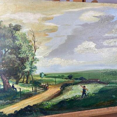 318: Two Original Landscape Oil Paintings by Glen Ranney